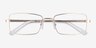 Ari Doré MétalMontures de lunettes de vue d'EyeBuyDirect, Vue Rapprochée