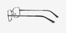 Ari Gris MétalMontures de lunettes de vue d'EyeBuyDirect, Vue de Côté