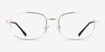 Arlo Gold MetalEyeglass Frames from EyeBuyDirect, Front View