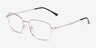 Arlo Gold MetalEyeglass Frames from EyeBuyDirect, Angle View
