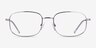 Arlo Argenté MétalMontures de lunettes de vue d'EyeBuyDirect, Vue de Face