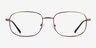 Arlo Bronze MetalEyeglass Frames from EyeBuyDirect, Front View