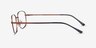 Arlo Bronze MetalEyeglass Frames from EyeBuyDirect, Side View