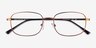 Arlo Bronze MetalEyeglass Frames from EyeBuyDirect, Closed View