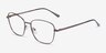 Beckham Brun MétalMontures de lunettes de vue d'EyeBuyDirect, Vue d'Angle