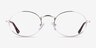 Blair Doré MétalMontures de lunettes de vue d'EyeBuyDirect, Vue de Face