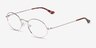 Blair Doré MétalMontures de lunettes de vue d'EyeBuyDirect, Vue d'Angle