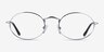 Blair Silver MetalEyeglass Frames from EyeBuyDirect, Front View