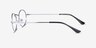 Blair Silver MetalEyeglass Frames from EyeBuyDirect, Side View
