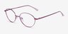 Carey Violet MétalMontures de lunettes de vue d'EyeBuyDirect, Vue d'Angle