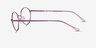 Carey Violet MétalMontures de lunettes de vue d'EyeBuyDirect, Vue de Côté