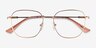 Chai Rose Gold MetalEyeglass Frames from EyeBuyDirect, Closed View
