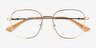 Chai Gold MetalEyeglass Frames from EyeBuyDirect, Closed View