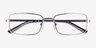 Cooper Gunmetal MétalMontures de lunettes de vue d'EyeBuyDirect, Vue Rapprochée
