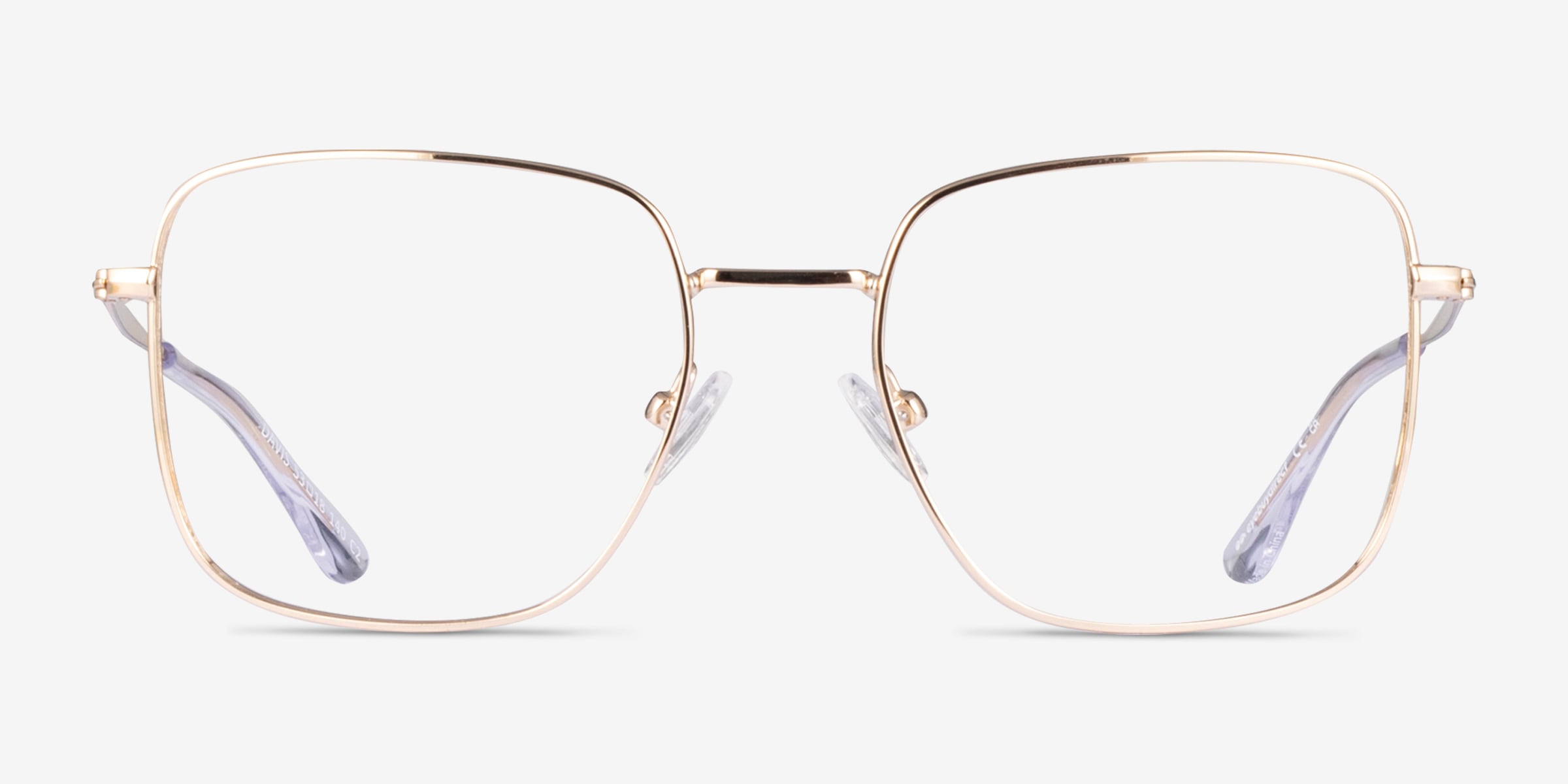 Davis Square Gold Glasses for Women | Eyebuydirect Davis Square Gold Glasses for Women | Eyebuydirect