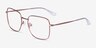 Davis Rose MétalMontures de lunettes de vue d'EyeBuyDirect, Vue d'Angle