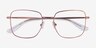 Davis Rose MétalMontures de lunettes de vue d'EyeBuyDirect, Vue Rapprochée