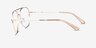 Devon Gold MetalEyeglass Frames from EyeBuyDirect, Side View