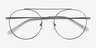 Georgie Green MetalEyeglass Frames from EyeBuyDirect, Closed View