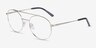 Georgie Doré MétalMontures de lunettes de vue d'EyeBuyDirect, Vue d'Angle