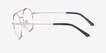 Georgie Gold MetalEyeglass Frames from EyeBuyDirect, Side View