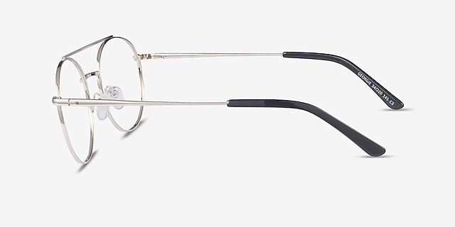 Georgie Gold MetalEyeglass Frames from EyeBuyDirect, Side View