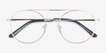 Georgie Gold MetalEyeglass Frames from EyeBuyDirect, Closed View