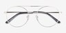 Georgie Doré MétalMontures de lunettes de vue d'EyeBuyDirect, Vue Rapprochée