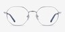 Glen Silver MetalEyeglass Frames from EyeBuyDirect, Front View