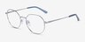 Glen Silver MetalEyeglass Frames from EyeBuyDirect, Angle View