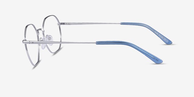 Glen Silver MetalEyeglass Frames from EyeBuyDirect, Side View