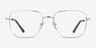 Glance Doré MétalMontures de lunettes de vue d'EyeBuyDirect, Vue de Face