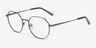 Glen Brun MétalMontures de lunettes de vue d'EyeBuyDirect, Vue d'Angle