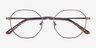 Glen Brun MétalMontures de lunettes de vue d'EyeBuyDirect, Vue Rapprochée