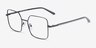 Laken Black MetalEyeglass Frames from EyeBuyDirect, Angle View