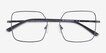 Laken Black MetalEyeglass Frames from EyeBuyDirect, Closed View