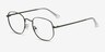 Brooks Green MetalEyeglass Frames from EyeBuyDirect, Angle View