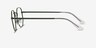 Brooks Green MetalEyeglass Frames from EyeBuyDirect, Side View