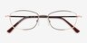 Calm Gold MetalEyeglass Frames from EyeBuyDirect, Closed View