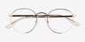 Carson Gold MetalEyeglass Frames from EyeBuyDirect, Closed View
