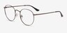 Carson Gray MetalEyeglass Frames from EyeBuyDirect, Angle View
