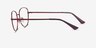 Celine Violet MétalMontures de lunettes de vue d'EyeBuyDirect, Vue de Côté