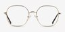 Cori Gold MetalEyeglass Frames from EyeBuyDirect, Front View