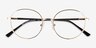 Dakota Gold MetalEyeglass Frames from EyeBuyDirect, Closed View