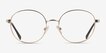 Dakota Gold MetalEyeglass Frames from EyeBuyDirect, Front View