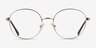 Dakota Gold MetalEyeglass Frames from EyeBuyDirect, Front View