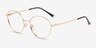 Dakota Gold MetalEyeglass Frames from EyeBuyDirect, Angle View