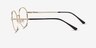 Dakota Gold MetalEyeglass Frames from EyeBuyDirect, Side View