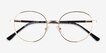 Dakota Gold MetalEyeglass Frames from EyeBuyDirect, Closed View