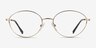 Cinema Gold MetalEyeglass Frames from EyeBuyDirect, Front View